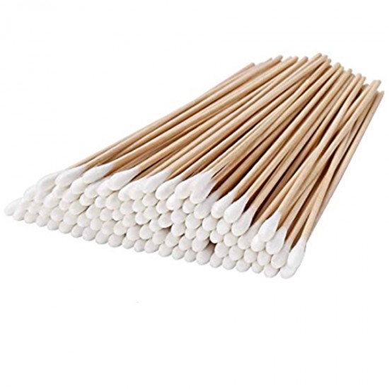 Ear cotton sticks long wooden 100pcs Make up